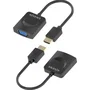 Aisens Conversor HDMI Macho a SVGA Hembra Negro 15cm
